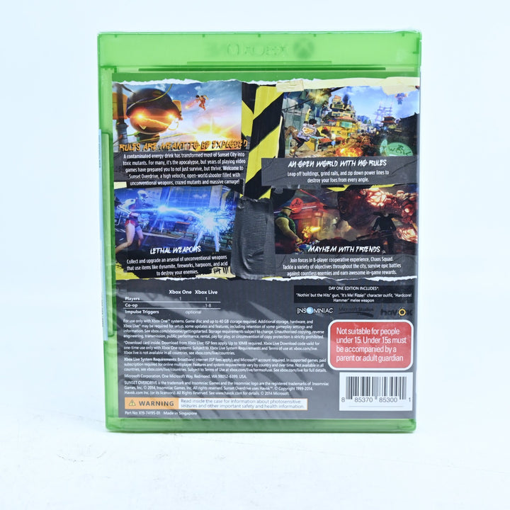 SEALED! Sunset Overdrive - Xbox One Game - PAL - FREE POST!
