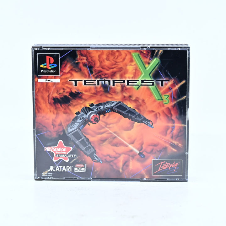 Tempest X3 - Sony Playstation 1 / PS1 Game + Manual - PAL - MINT DISC!