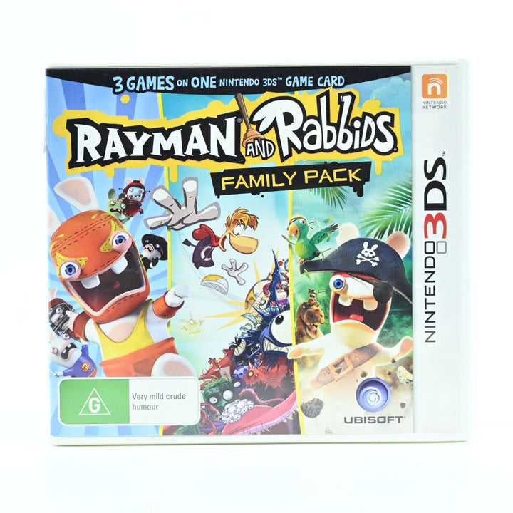 Rayman and Rabbids Family Pack - Nintendo 3DS Game - PAL - FREE POST!