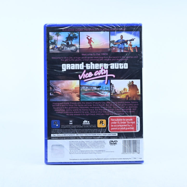 Grand Theft Auto: Vice City - Sony Playstation 2 / PS2 Game + Manual - SEALED!