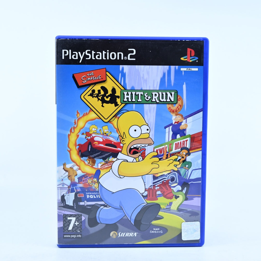 The Simpsons Hit & Run - Sony Playstation 2 / PS2 Game + Manual - PAL