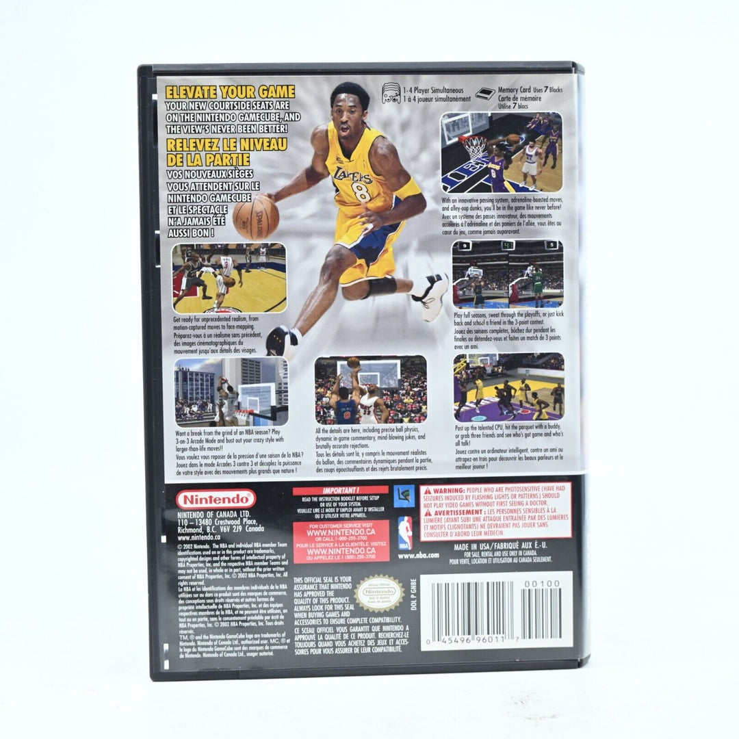 NBA Courtside 2002 - Nintendo Gamecube Game + Manual - NTSC - FREE POST!