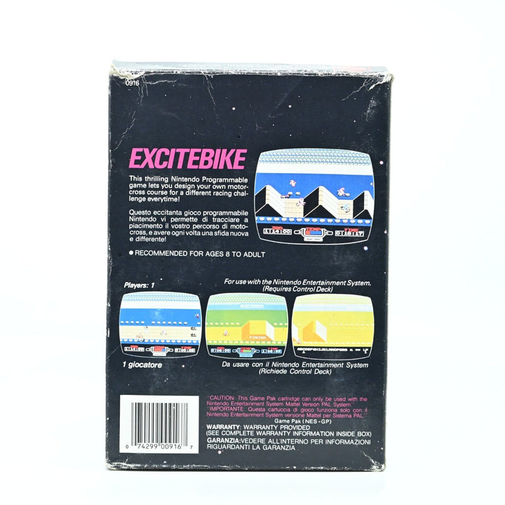 Excitebike - Nintendo Entertainment System / NES Boxed Game - PAL - FREE POST!