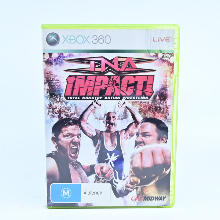 TNA Impact! Total Nonstop Action Wrestling - Ex-Rental - Xbox 360 Game + Manual
