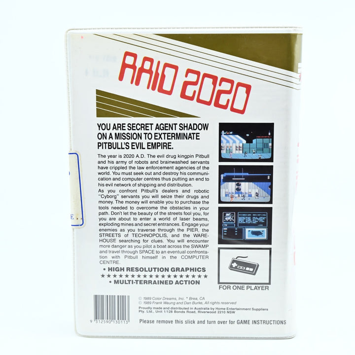 Raid 2020 - Piggyback Cartridge - H.E.S / NES Game - PAL