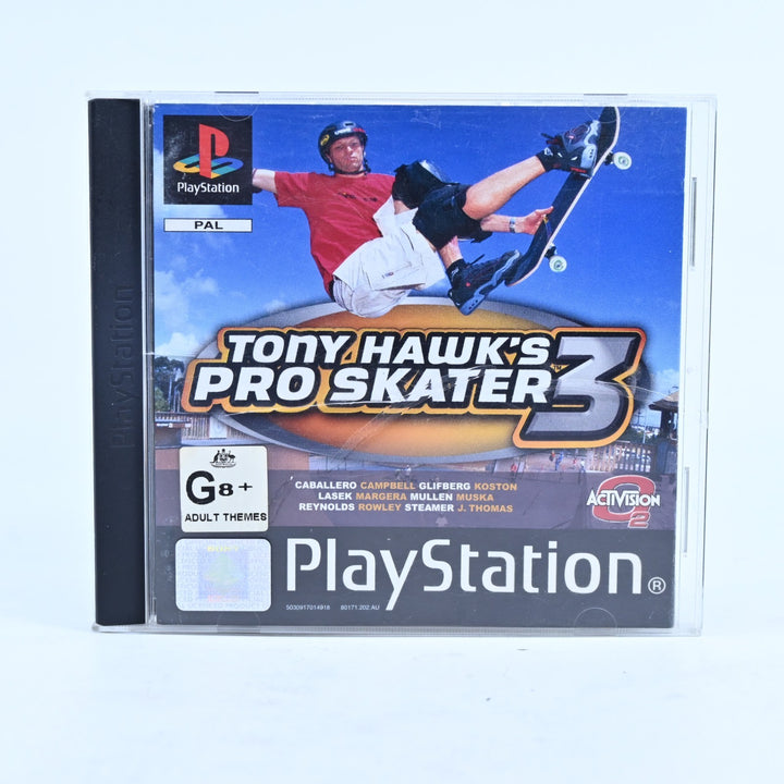 Tony Hawk's Pro Skater 3 - Sony Playstation 1 / PS1 Game + Manual - PAL