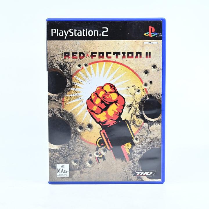 Red Faction II 2 - Sony Playstation 2 / PS2 Game - No Manual - PAL