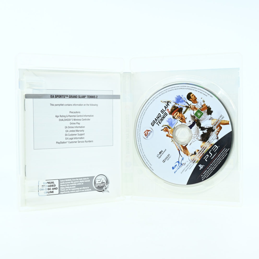 Grand Slam Tennis 2 - Sony Playstation 3 / PS3 Game + Manual - FREE POST