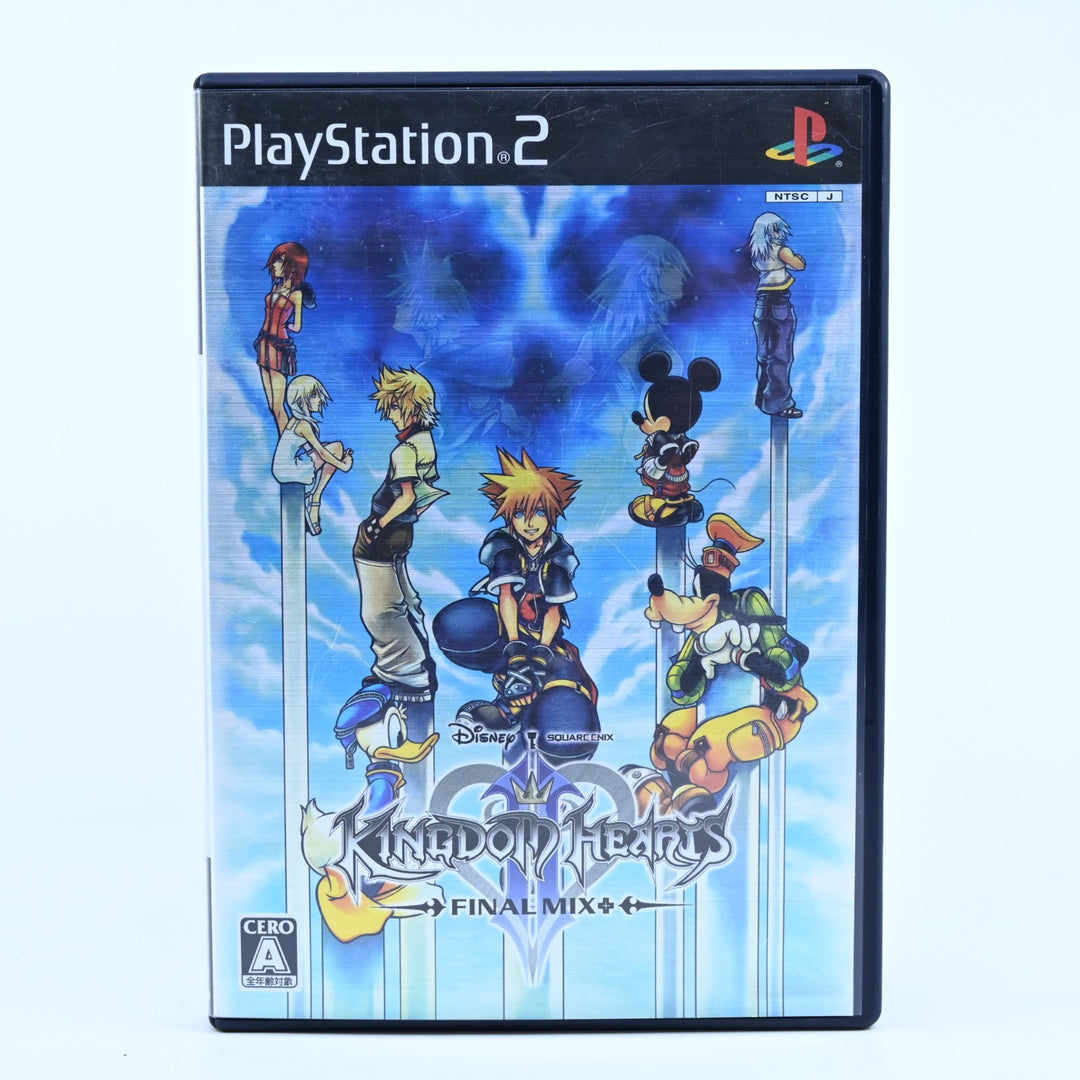 Kingdom Hearts II Final Mix + - Sony Playstation 2 / PS2 Game + Manual - NTSC-J
