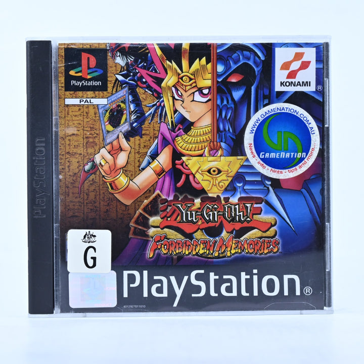 Yu-Gi-Oh! Forbidden Memories - Sony Playstation 1 / PS1 Game + Manual - PAL