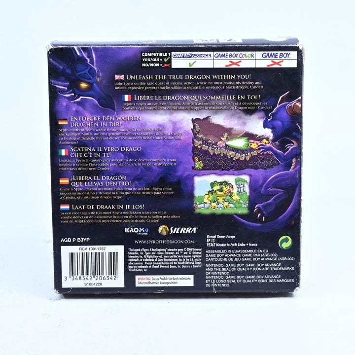 The Legend of Spyro: A New Beginning -  GBA Boxed Game - PAL - FREE POST!