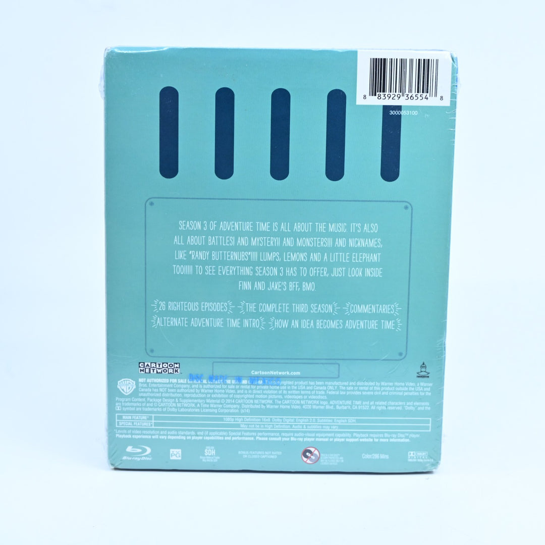 SEALED! Adventure Time Seasons 2-5 - Region A - Blu-ray