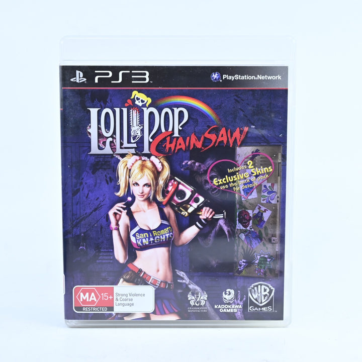 Lollipop Chainsaw - Sony Playstation 3 / PS3 Game + Manual - FREE POST!