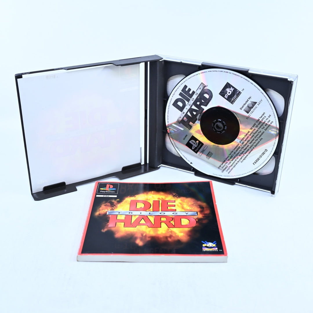 Die Hard Trilogy - Sony Playstation 1 / PS1 Game + Manual - PAL - MINT DISC!
