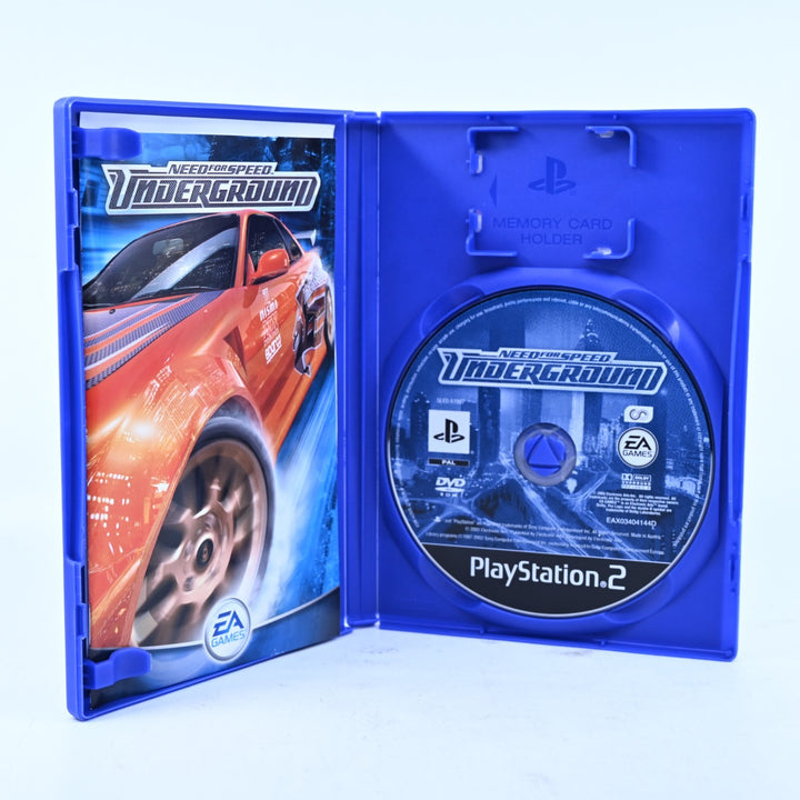 Need for Speed Underground - Sony Playstation 2 / PS2 Game + Manual - PAL