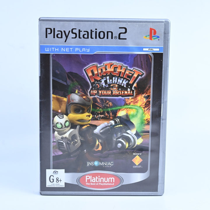 Ratchet & Clank 3: Up Your Arsenal - PS2 Game + Manual - PAL