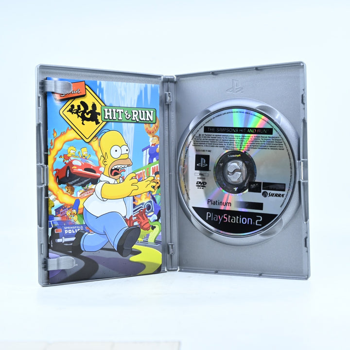 The Simpsons Hit & Run - Sony Playstation 2 / PS2 Game + Manual - PAL