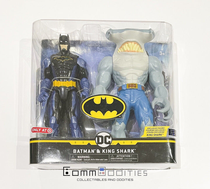 Batman & And King Shark - Action Figures Set - Spin Master/DC Comics Vintage Toy