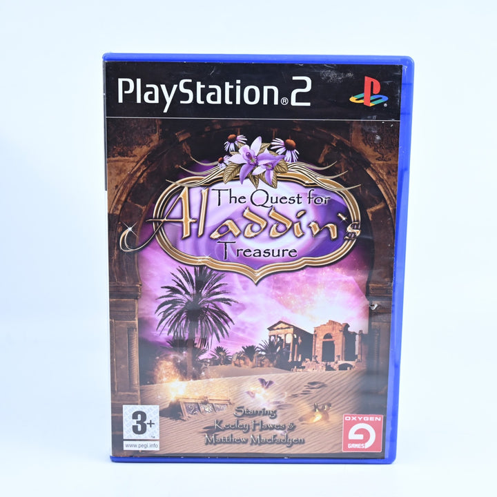 The Quest For Aladdin's Treasure - PS2 Game + Manual - PAL - MINT DISC!