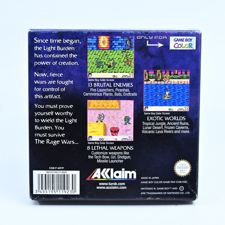 Turok Rage Wars - Nintendo Gameboy Boxed Game - PAL - FREE POST!