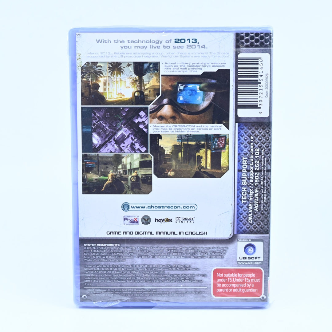 Tom Clancy's Ghost Recon: Advanced Warfighter - SEALED - Ubisoft - PC Game