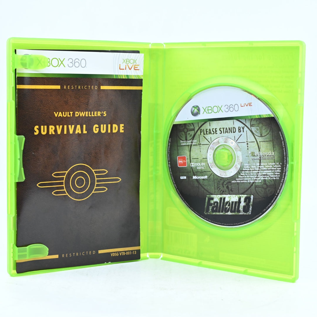 Fallout 3 GOTY Missing DLC Disc - Xbox 360 Game + Manual - PAL