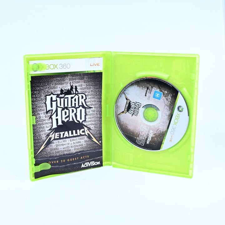 Guitar Hero: Metallica - Xbox 360 Game + Manual - PAL - MINT DISC!