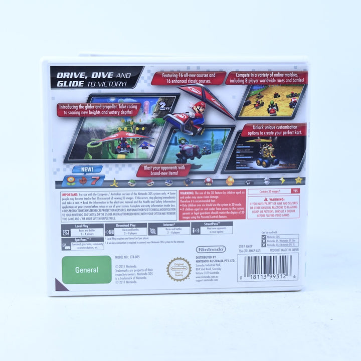 Mario Kart 7 - Nintendo 3DS Game - PAL + Manual - FREE POST!