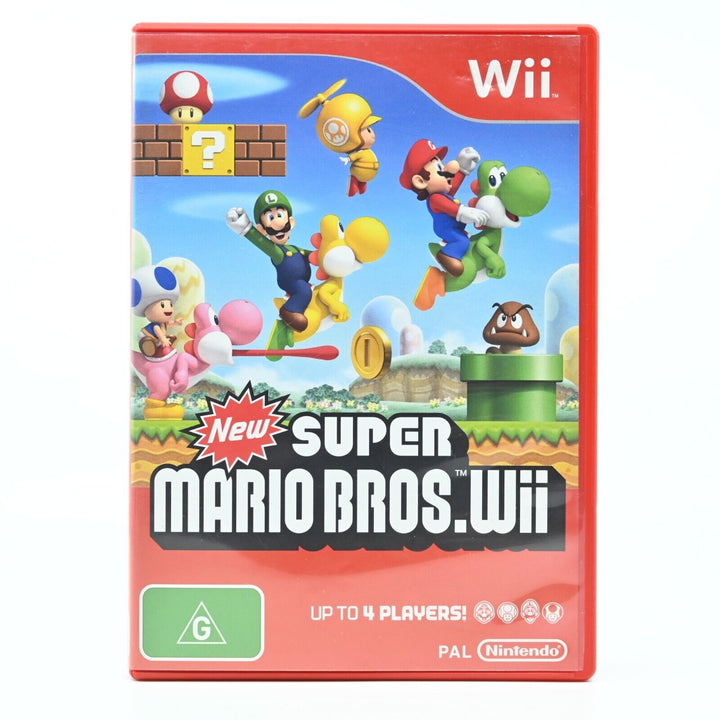 New Super Mario Bros Wii #4 - Nintendo Wii Game - PAL - FREE POST!