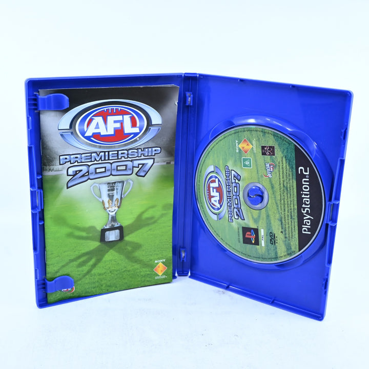 AFL Premiership 2007 - Sony Playstation 2 / PS2 Game + Manual - PAL - MINT DISC!