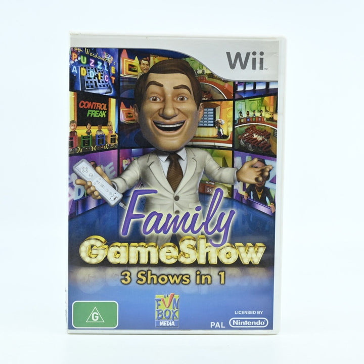 Family Gameshow - Nintendo Wii Game + Manual - PAL - MINT DISC!