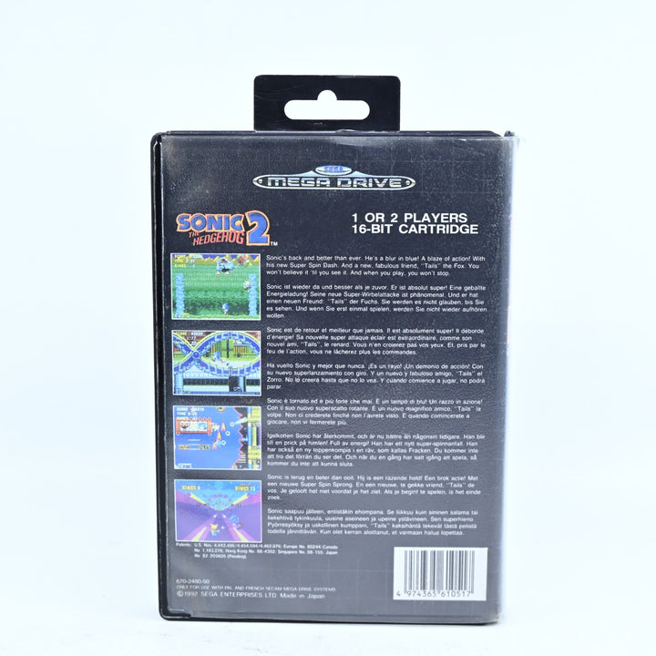 Sonic The Hedgehog 2 - No Manual - Sega Mega Drive Game - PAL - FREE POST!