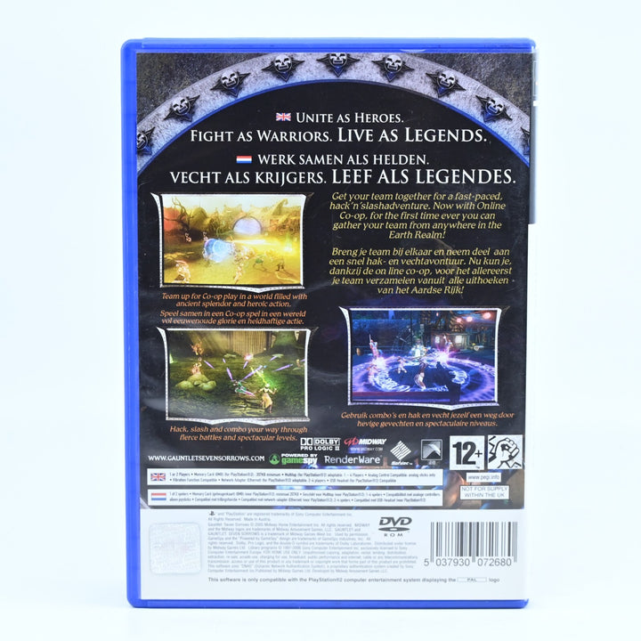 Gauntlet Seven Sorrows - Sony Playstation 2 / PS2 Game + Manual - PAL