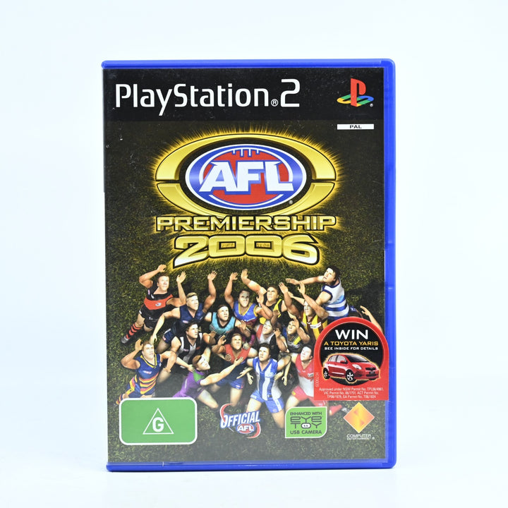 AFL Premiership 2006 - Sony Playstation 2 / PS2 Game + Manual - PAL - MINT DISC!