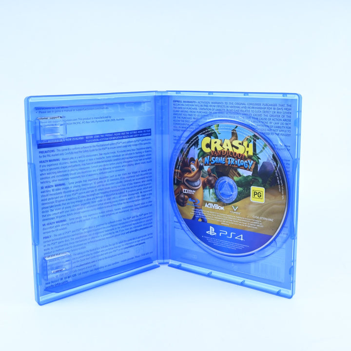 Crash Bandicoot: N Sane Trilogy - Sony Playstation 4 / PS4 Game - MINT DISC!