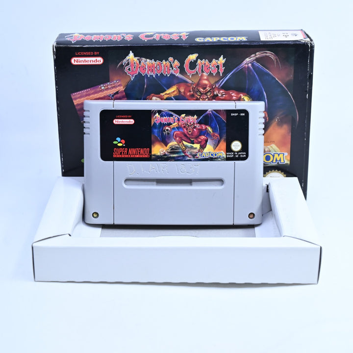 Demon's Crest - Super Nintendo / SNES Boxed Game - No Manual - PAL - FREE POST!