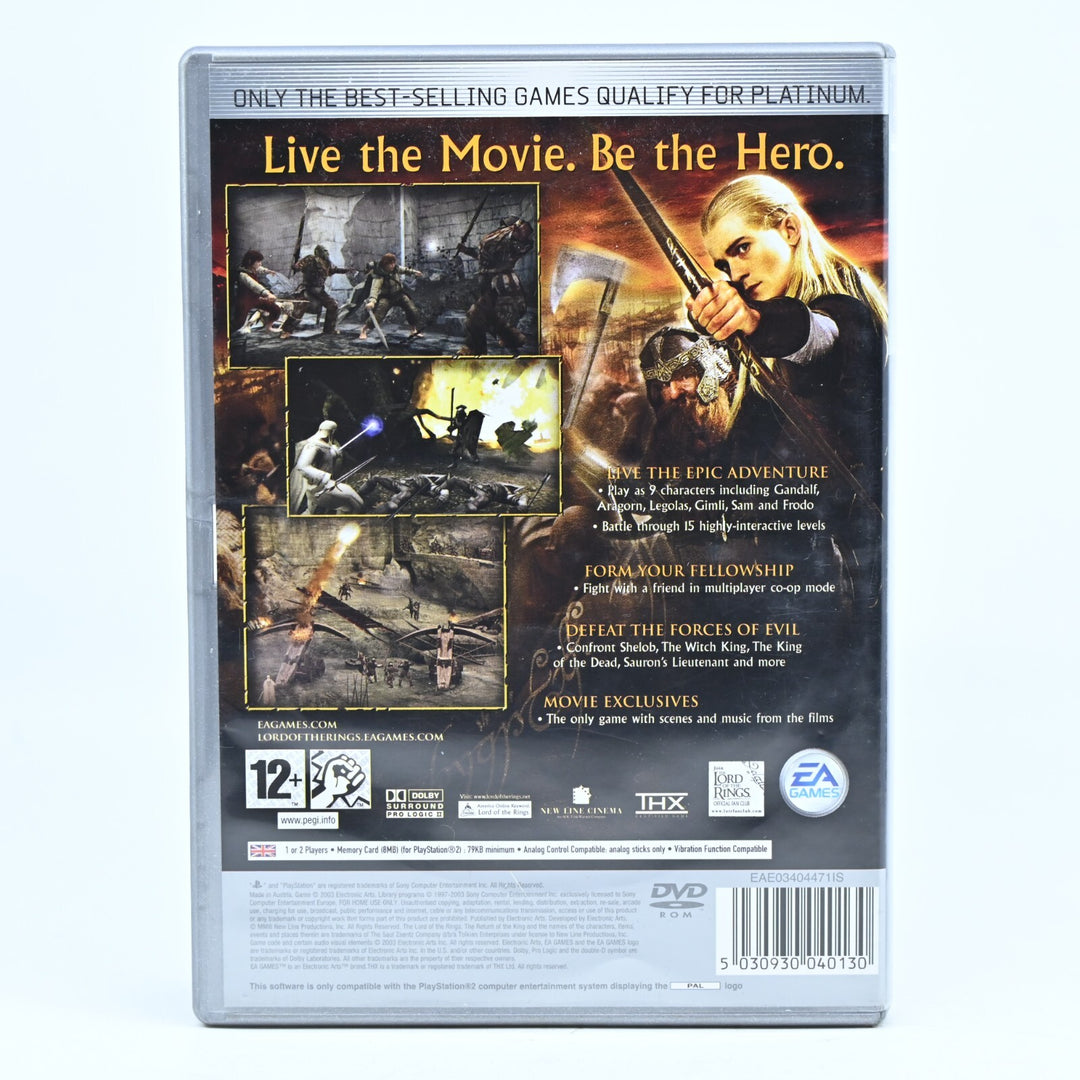 The Lord of the Rings: The Return of the King - Sony Playstation 2 / PS2 Game