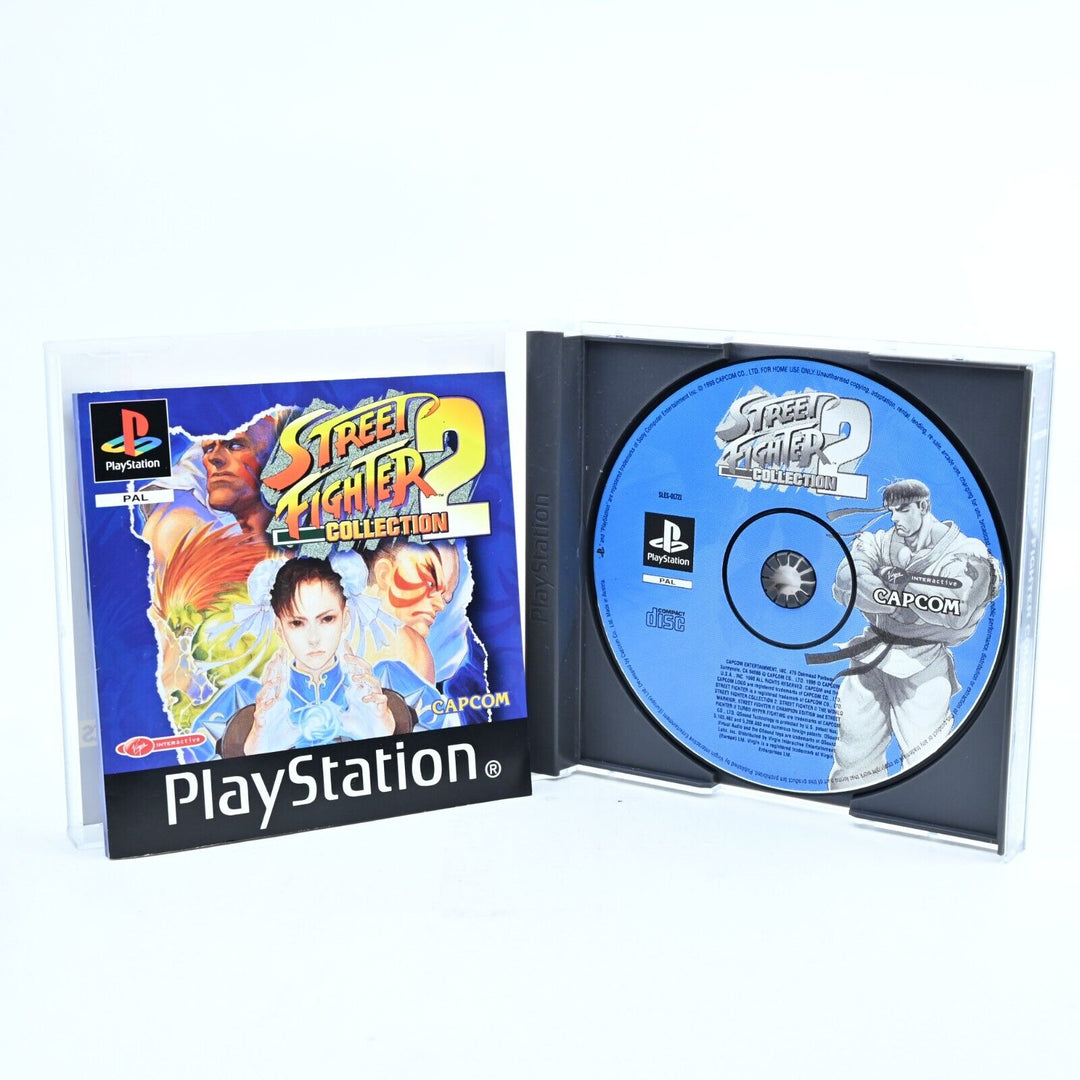 Street Fighter Collection 2 - Sony Playstation 1 / PS1 Game + Manual - PAL