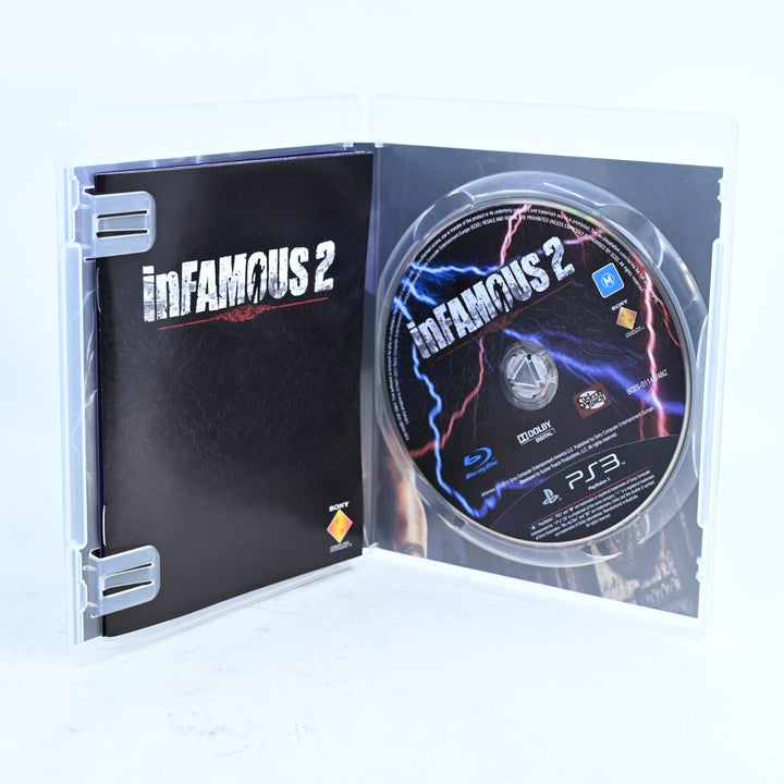 Infamous 2 - Sony Playstation 3 / PS3 Game + Manual - FREE POST!