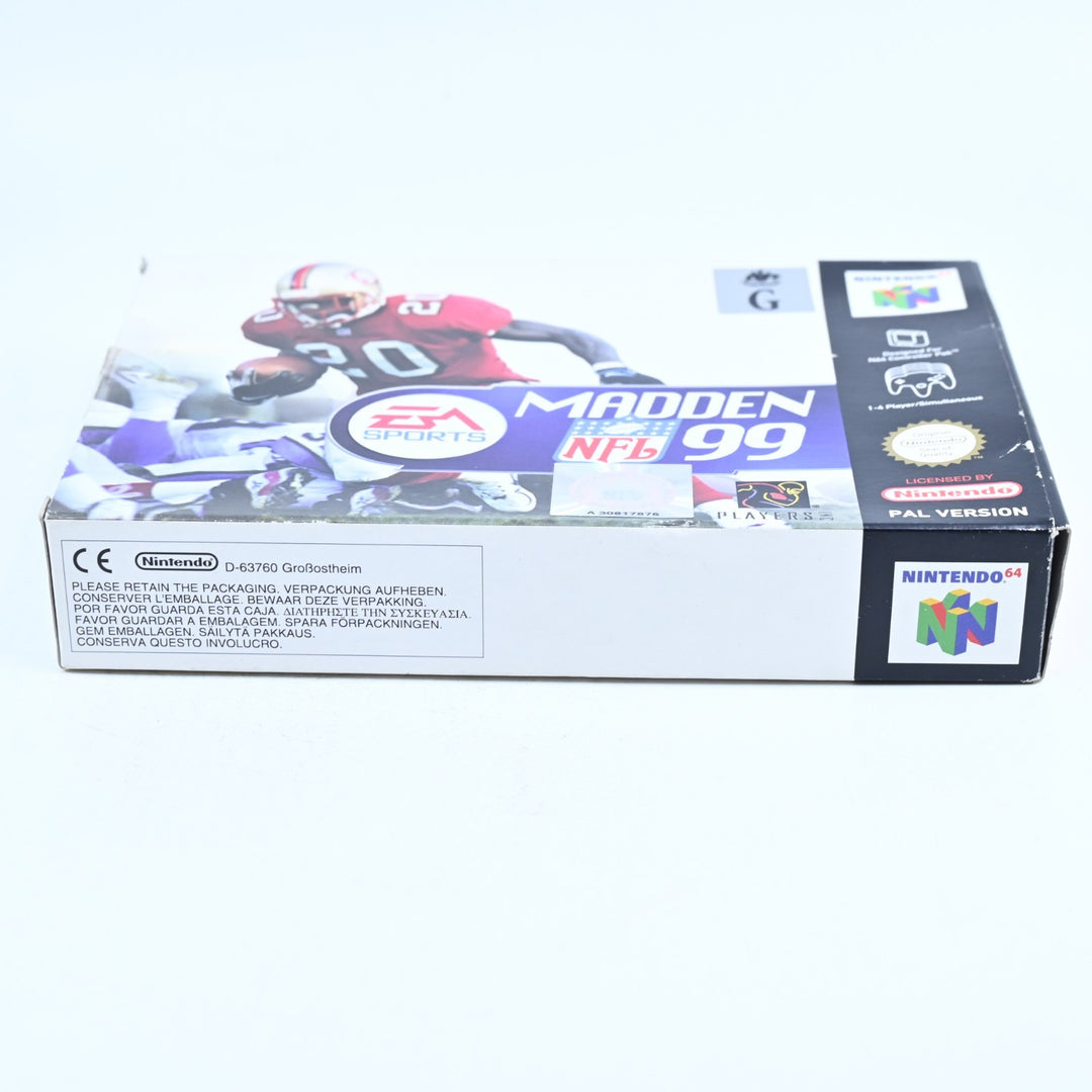 Madden NFL 99 - N64 / Nintendo 64 Boxed Game - PAL - FREE POST!