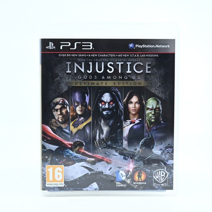 Injustice: Gods Among Us - Ultimate Edition Sony Playstation 3 Game + Manual PS3