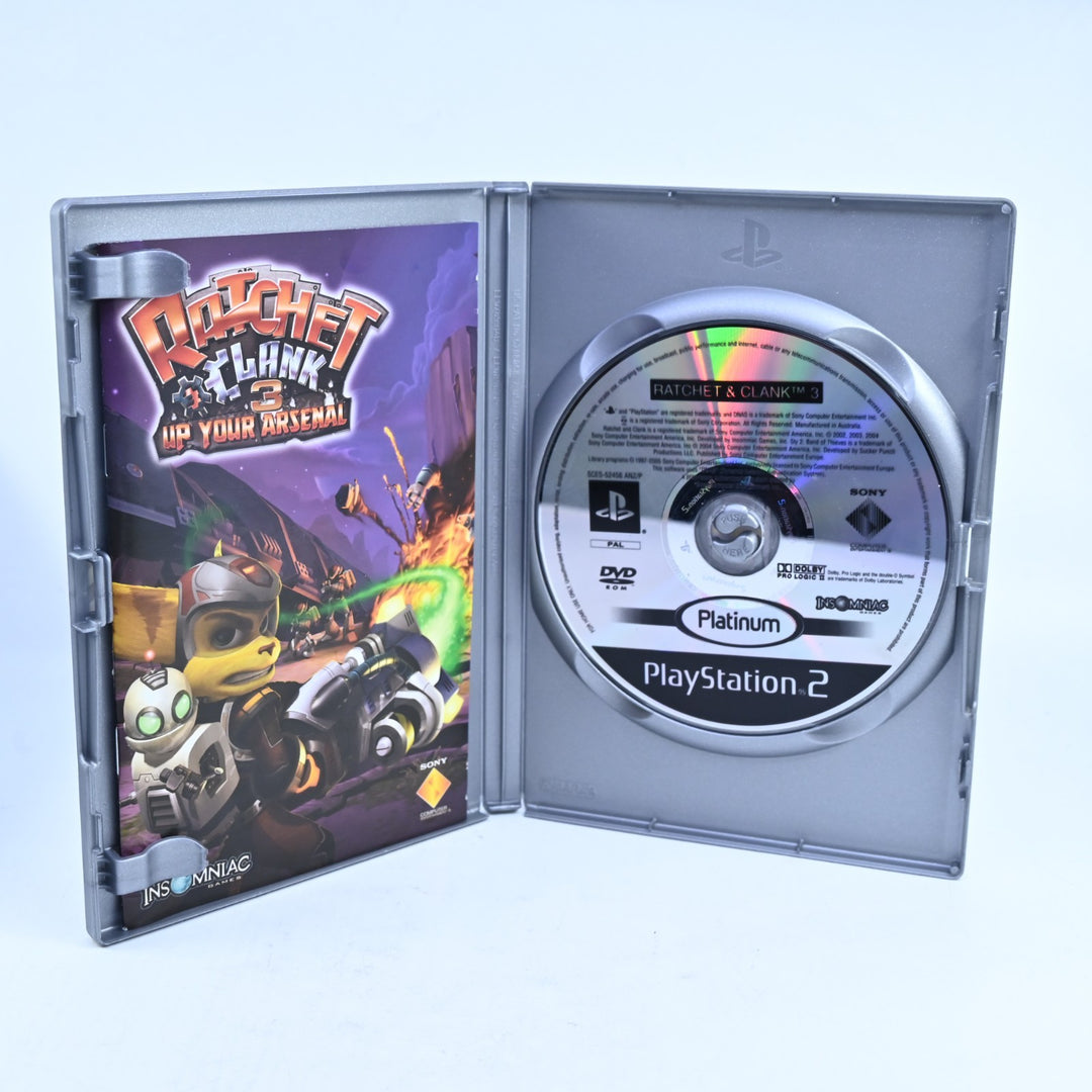Ratchet & Clank 3: Up Your Arsenal - Sony Playstation 2 / PS2 Game + Manual