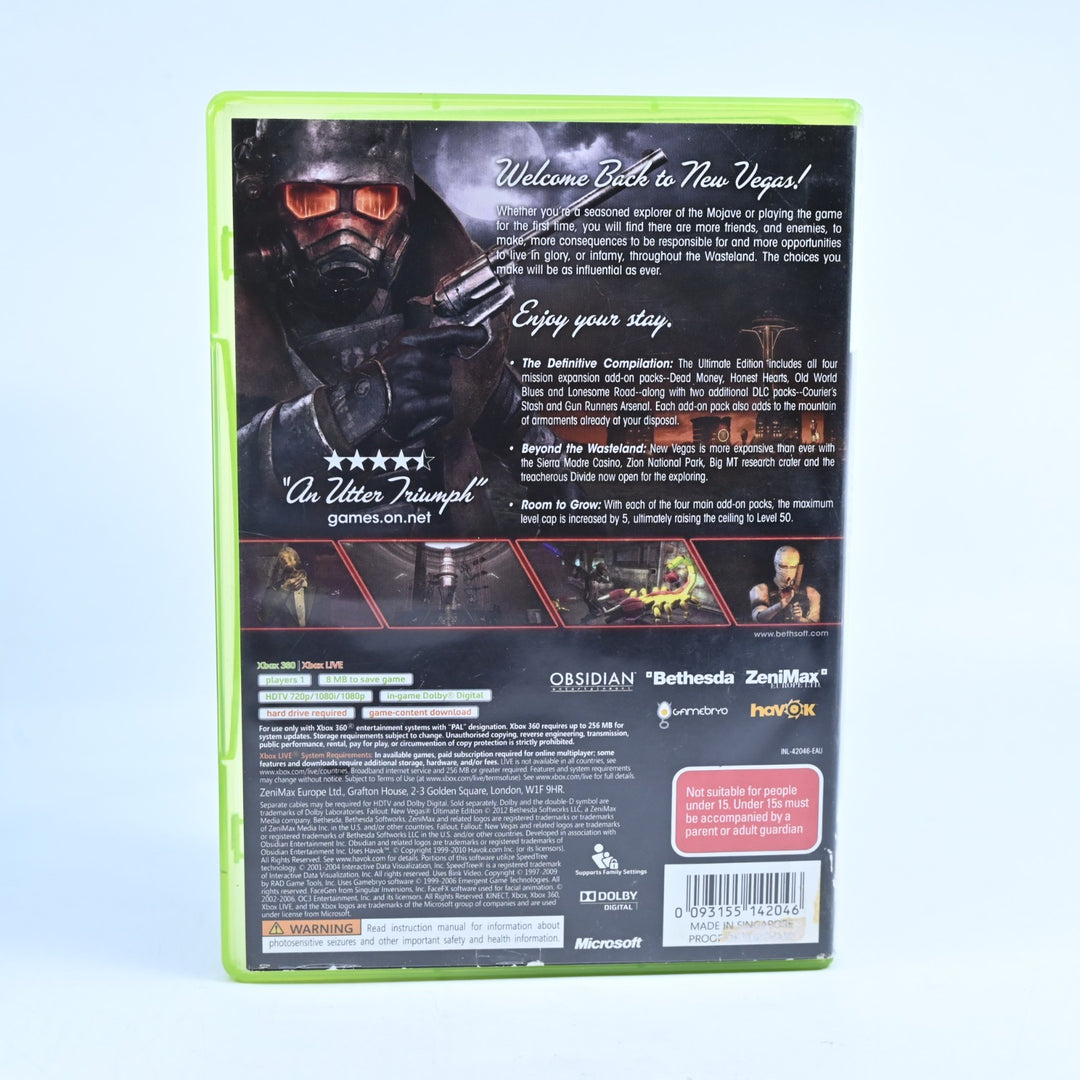 Fallout: New Vegas - Ultimate Edition - Xbox 360 Game + Manual - PAL