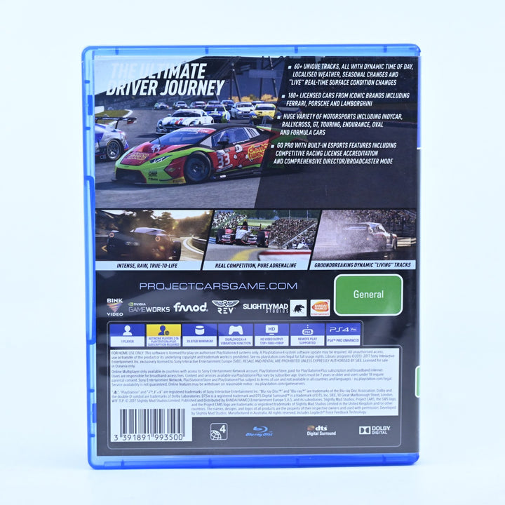 Project CARS 2 - Sony Playstation 4 / PS4 Game - FREE POST!