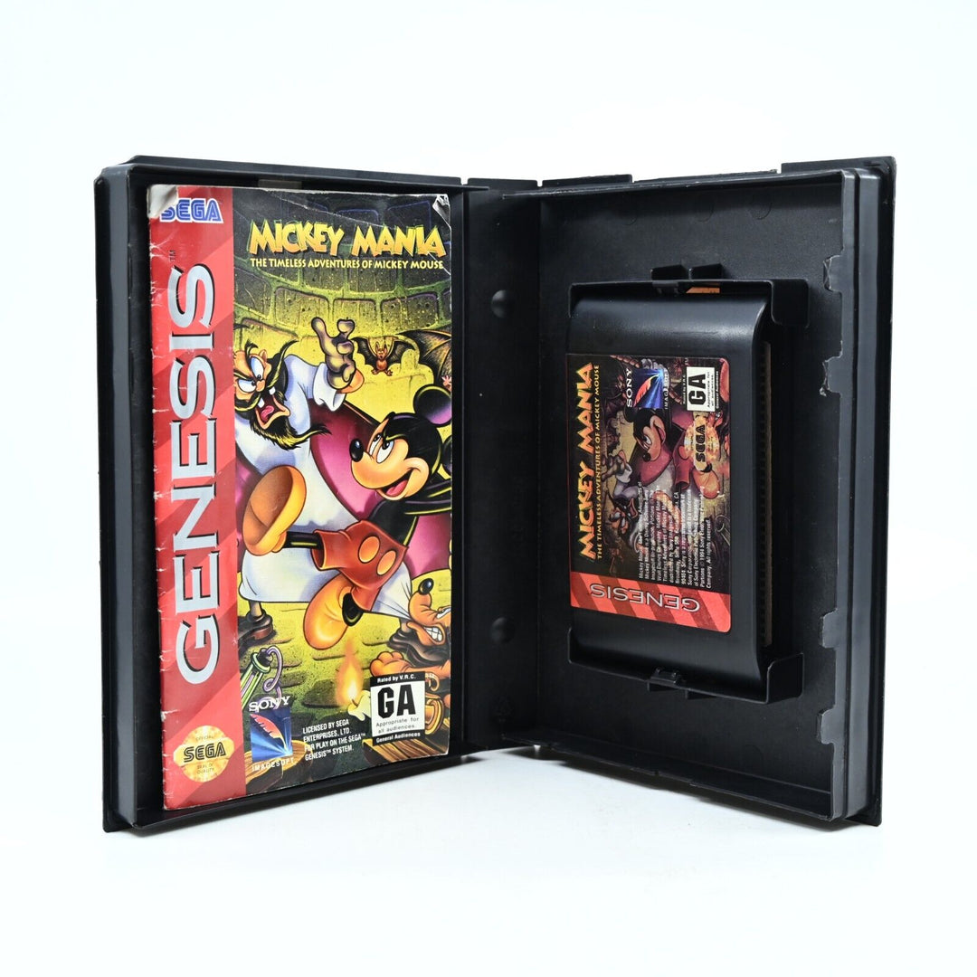 Mickey Mania + Manual - Sega Mega Drive Game / Genesis - FREE POST!