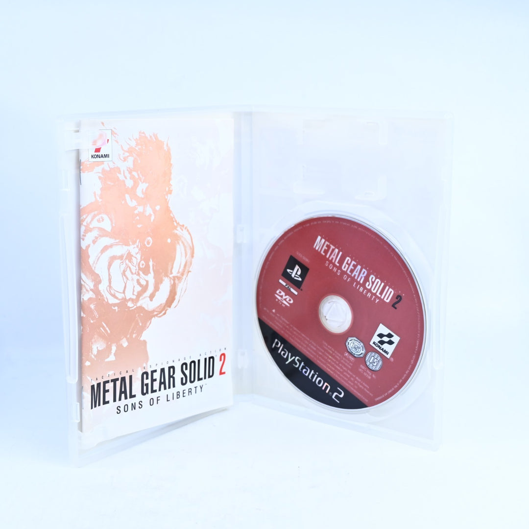 Metal Gear Solid 2: Sons of Liberty - Sony Playstation 2 / PS2 Game + Manual