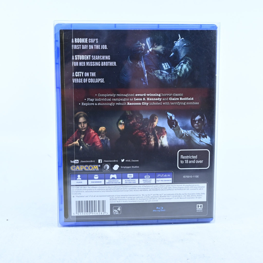 Resident Evil 2 - Lenticular Limited Edition - PS4 Game - MINT DISC!