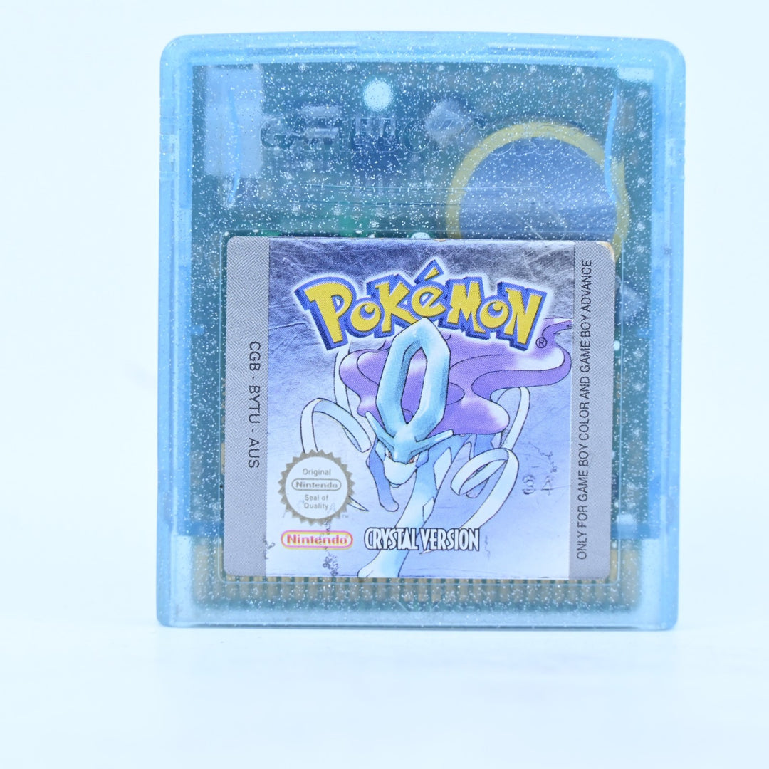 Pokemon Crystal Version - Nintendo Gameboy Color Game - PAL - NEW SAVE BATTERY!