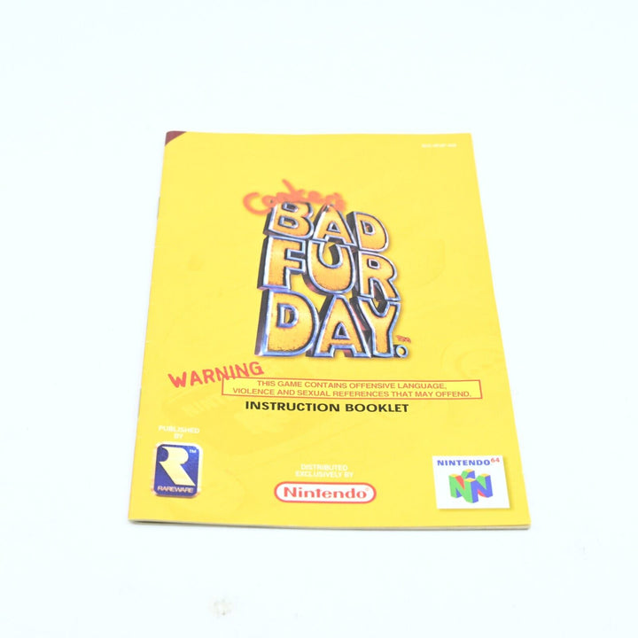 Conker's Bad Fur Day - Super Nintendo / SNES Game - PAL - FREE POST!