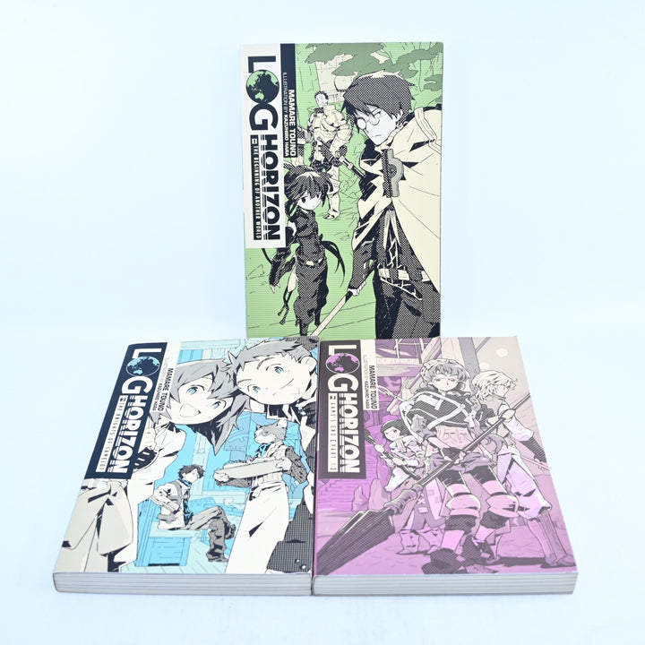 Log Horizon - Volumes 1-3 - Mamare Touno - Yen On - Light Novel